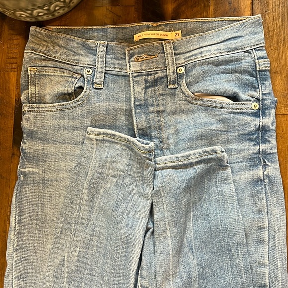 Levi’s mile high super skinny jeans - Picture 1 of 7